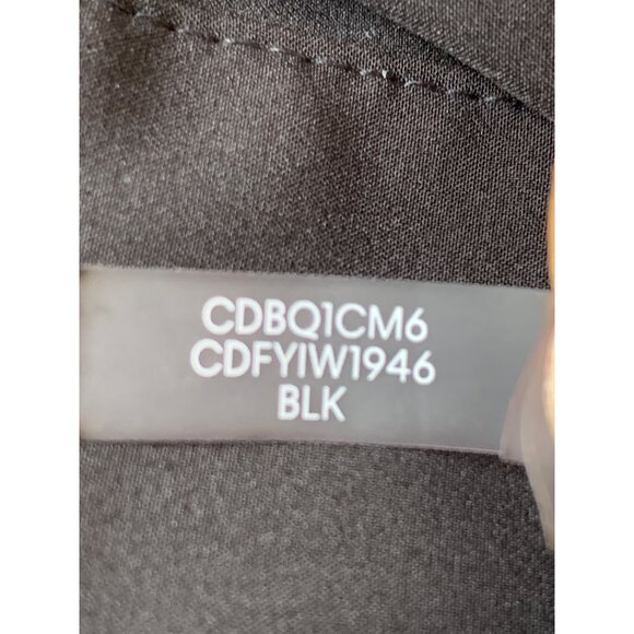 Calvin Klein Womens Black Wide-Leg Cropped Jumpsuit Size 8 3/4 Sleeves NWT 8749 - Picture 13 of 13